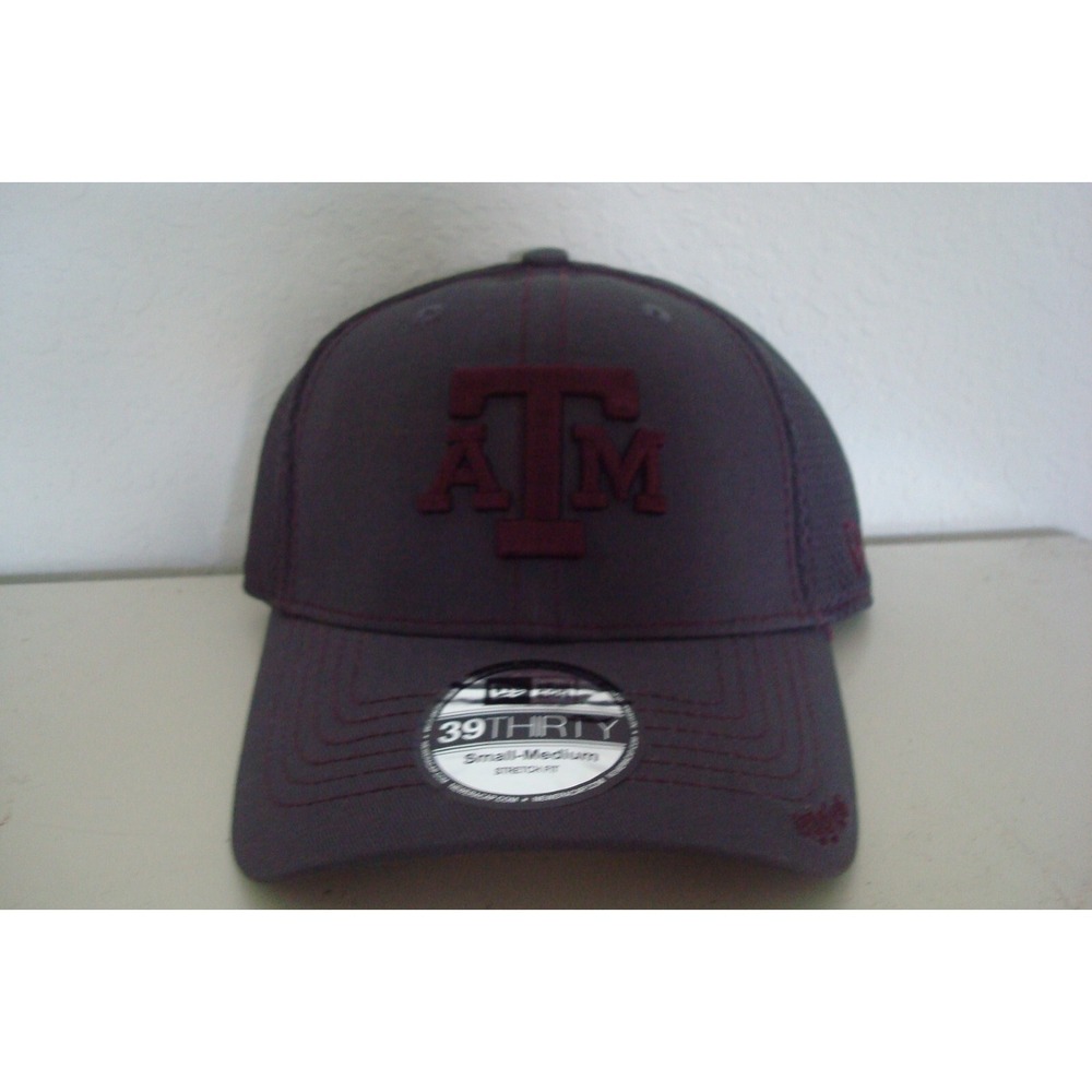 TEXAS A&M AGGIES NEW ERA    FITTED S/M  ‎ DEADSTOCK HAT CAP VINTAGE D1